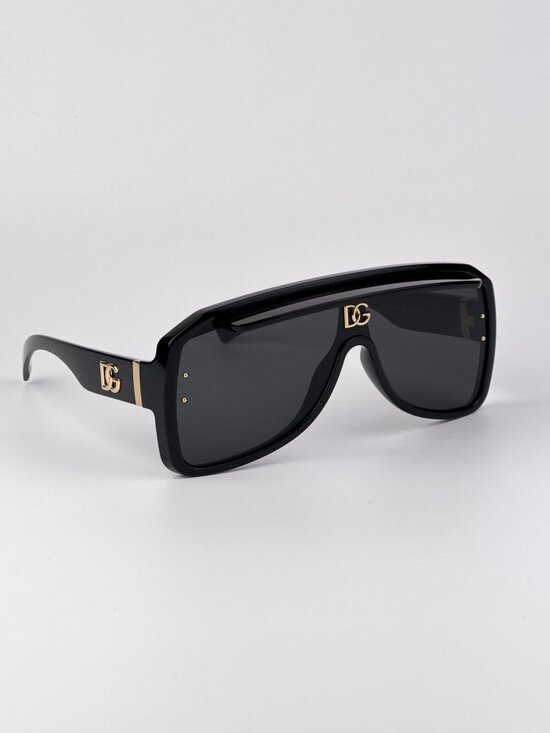 Dolce & Gabbana Women’s Sunglasses – Black Grey Shield (DG6205 501/87) main image 8